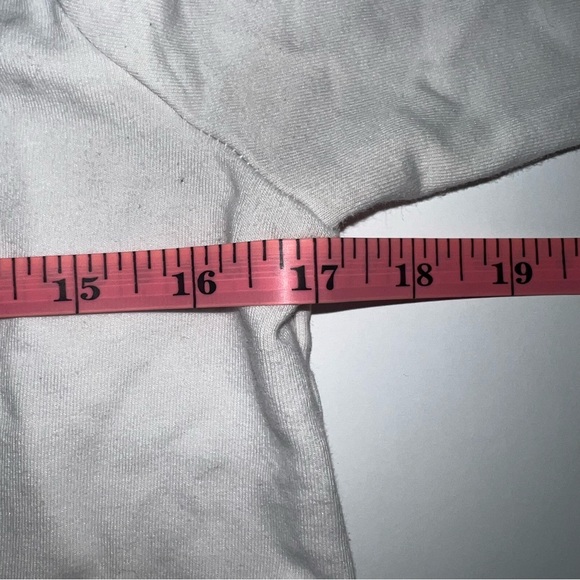 Banana Republic Womens Pocket Half Snap Pullover Hoodie White Small Athleisure - Picture 7 of 8